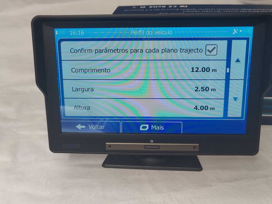 GPS Profissional 9 Polegadas – Camião – GPS Pesados Mapa da Europa