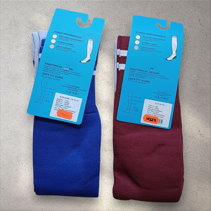 Skarpety / getry piłkarskie - dwie pary, Hummel rozm. 46 - 48