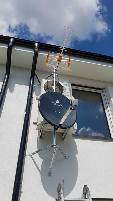 Montaż kamer, Anten satelitarnych i naziemnych, Alarmy, Starlink, Internet radiowy, światłowody, Poznań i okolice. Serwis  Marek i Adam