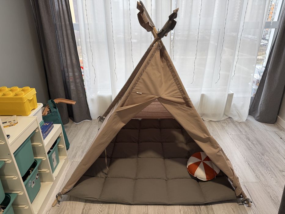 Дитячий вігвам бежевий 120*120
