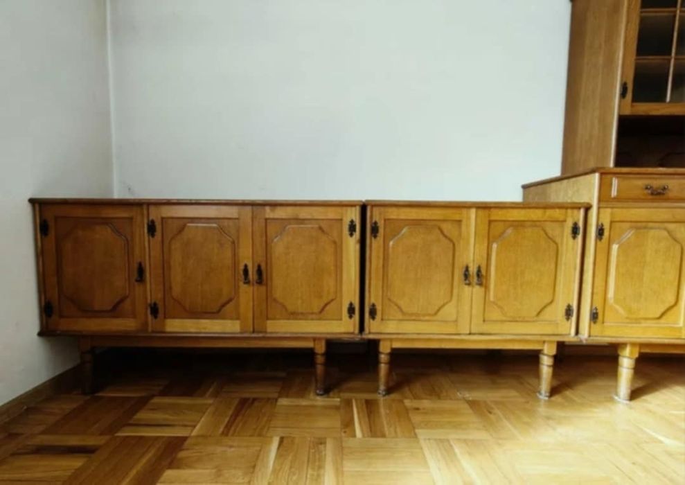 Meble kolekcjonerskie dębowe komplet polecam