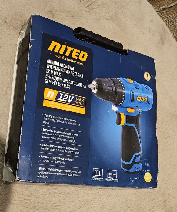 Nowa akumlatorowa wkrętarko-wiertarka Niteo