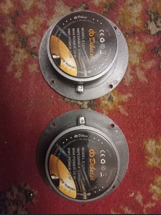 ВЧ динамики debisi E125
Высокочастотный динамик E125 отвечает з