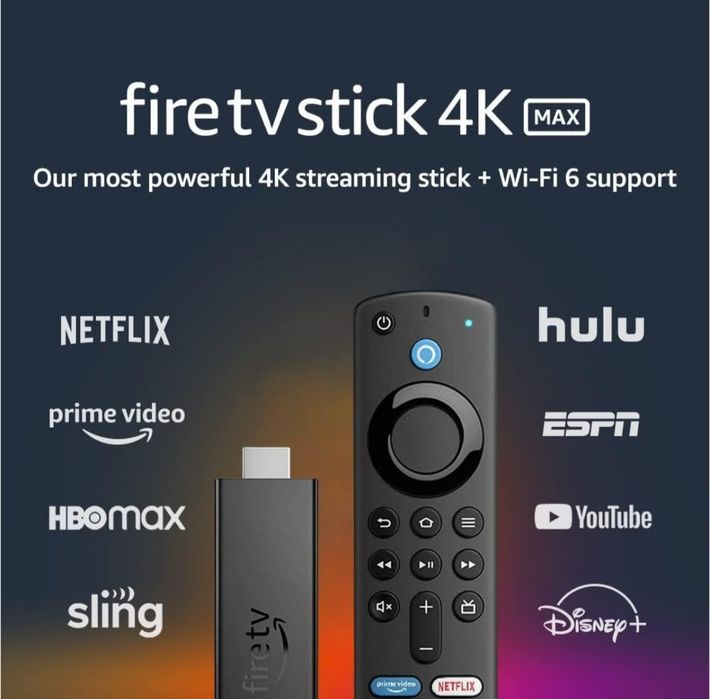 Смарт тв стік/приставка Amazon Fire TV Stick 4K Max (1st Generation)
