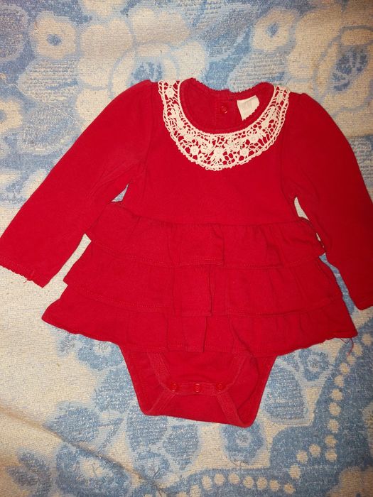 Бодік-плаття, сукня святкова, можна як Новорічне, на 4-6 міс, зріст 68