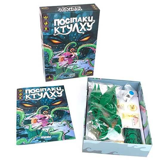 [UA] Настільна гра Посіпаки Ктулху (Sticky Cthulhu): нова, у плівці