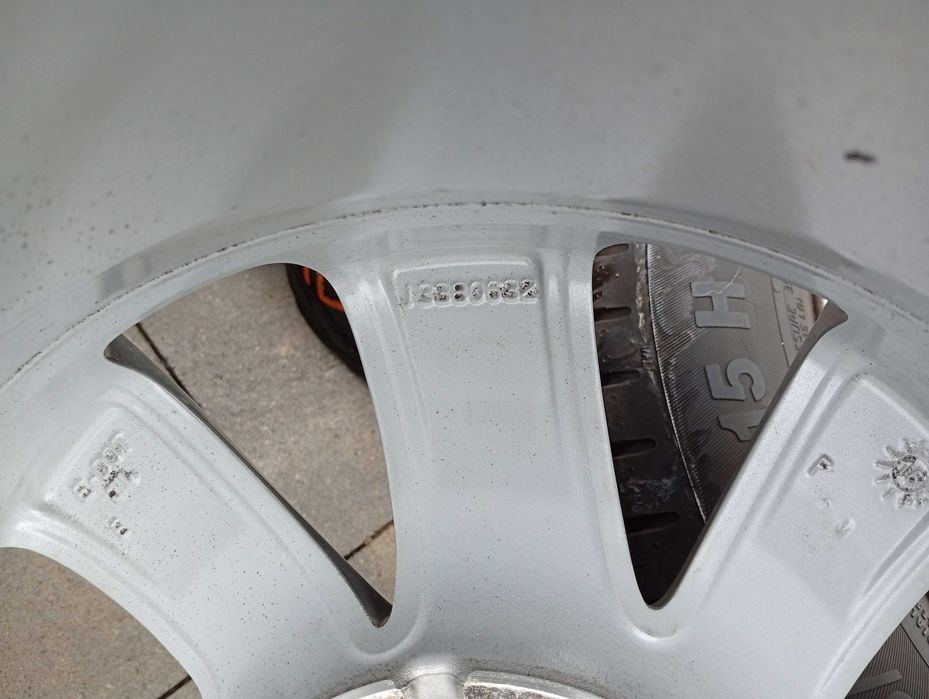 4x Felgi Aluminiowe oryginalne OPEL 4x100 6Jx15 ET39