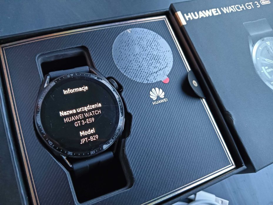 Smartwatch Huawei Watch GT 3 46mm komplet bateria trzyma do 8 dni