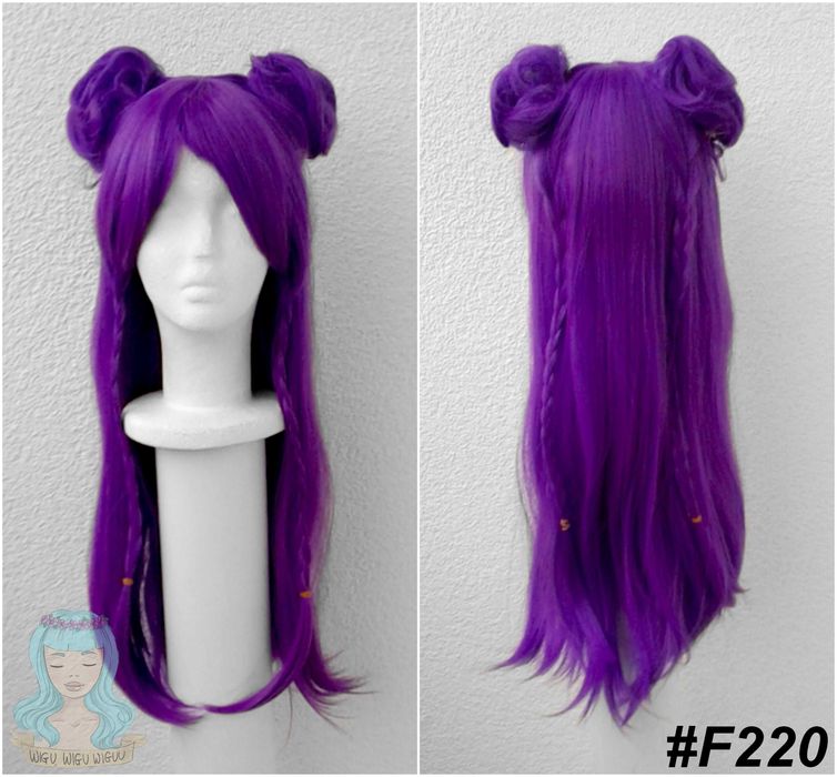 Kai'sa Kaisa KDA League of Legends cosplay wig fioletowa peruka Liga