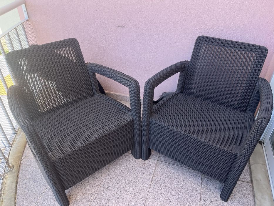 Cadeiras exteriores jardim