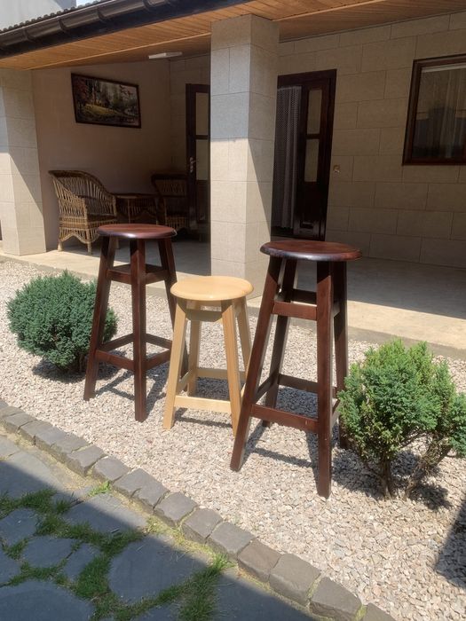 Барний табурет з дерева Бук стулья для кафе 1250грн