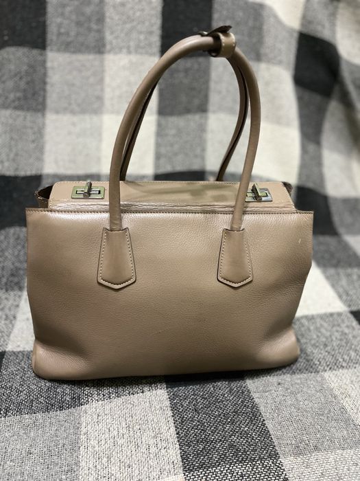 Prada Saffiano Cuir Twin Tote сумка жіноча з натуральної шкіри