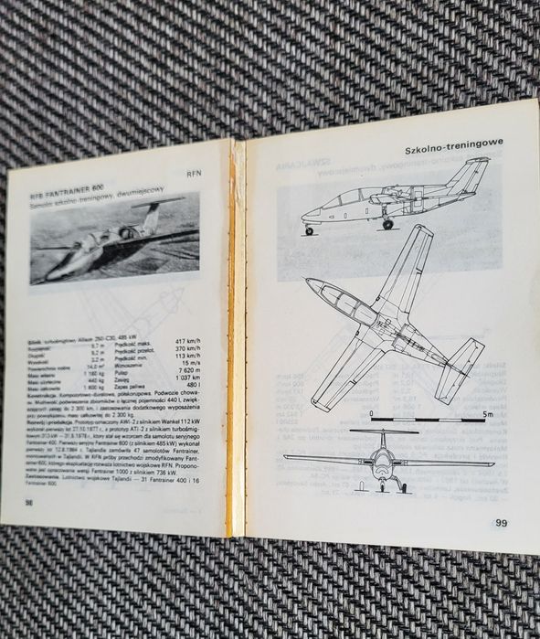 Książka Samoloty '90 Andrzej Glass