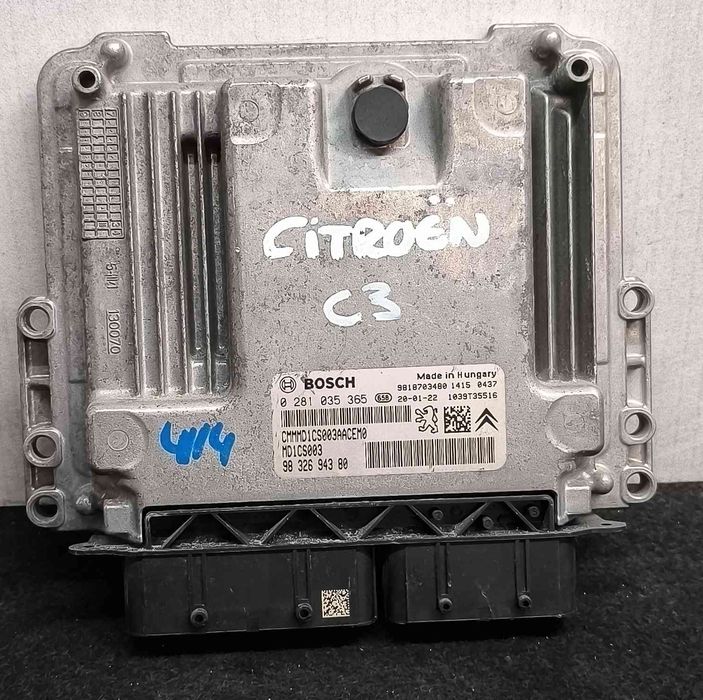 Centralina Motor / ECU 9832694380 - CITROËN C3 II