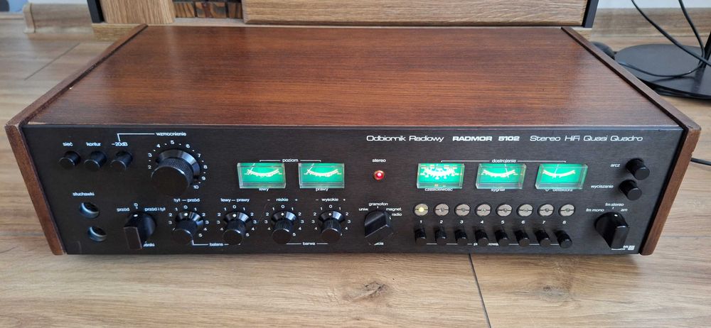 Amplituner Unitra Radmor 5102 Czarny ! 81 Rok ! IDEALNY 1 WŁAŚCICIEL !