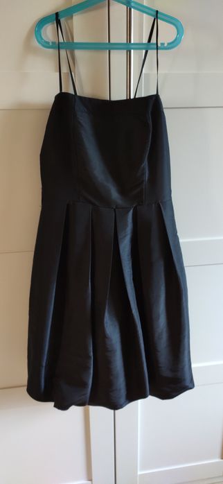 Sukienka mini bombka czarna S