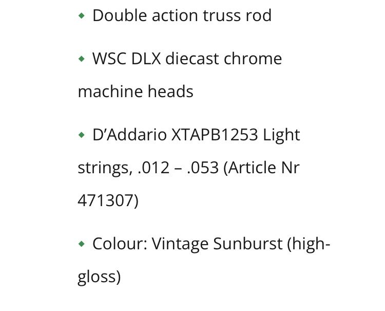 Guitarra Acustica Harley Benton Custom Line Superior-E VS