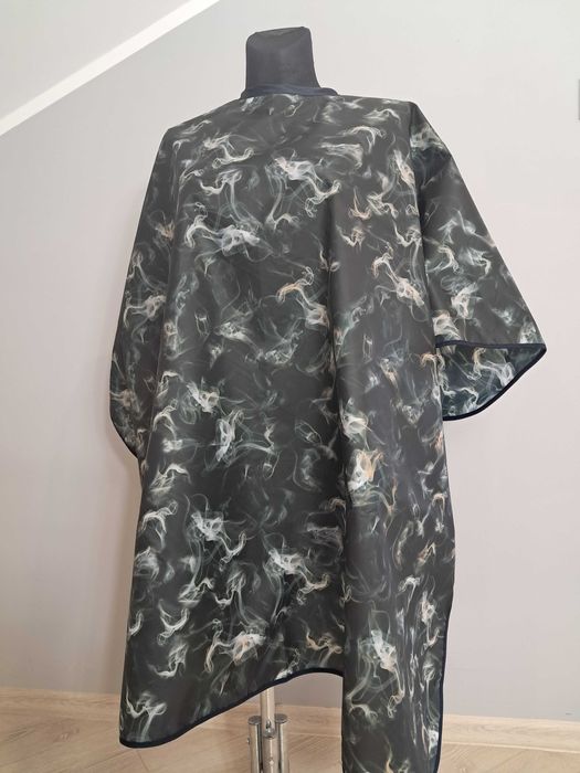 peleryna fryzjerska długa wodoodporna nadruk