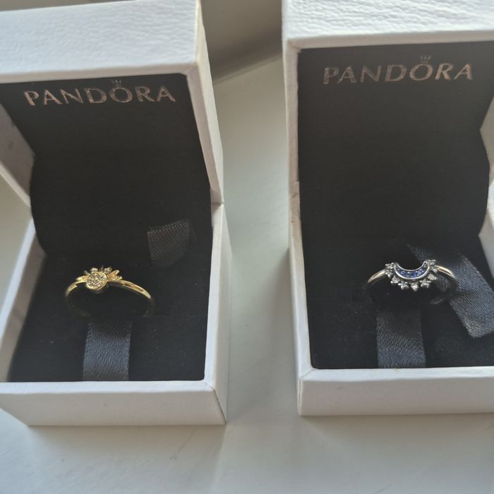 Anel Pandora Celestial Sparkling Sun Ring