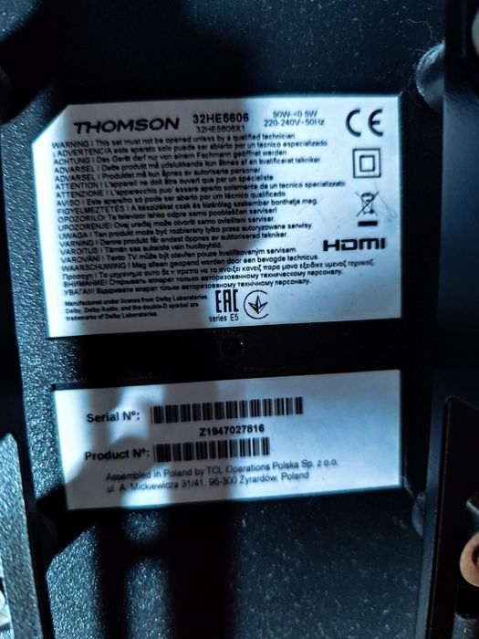 TV Thompson Smart TV 32 polegadas