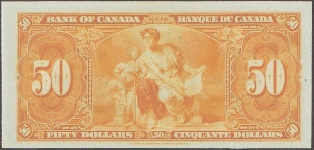 Kanada 50 dolarów 1937 - król  Jerzy VI - BH