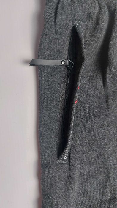 Spodnie męskie dresowe bez ściągaczy grafit Dunauone R-41754 r L