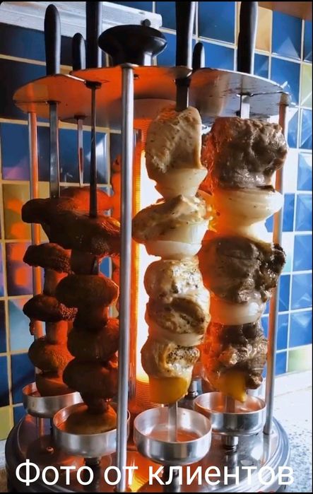 Шашлычница электрическая 6 шампуров Помощница