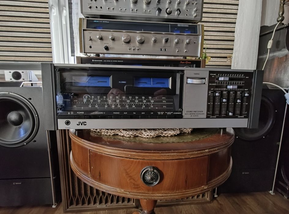 Amplituner JVC JR-S 200L 4x40W Gabinetowy  z korektorem