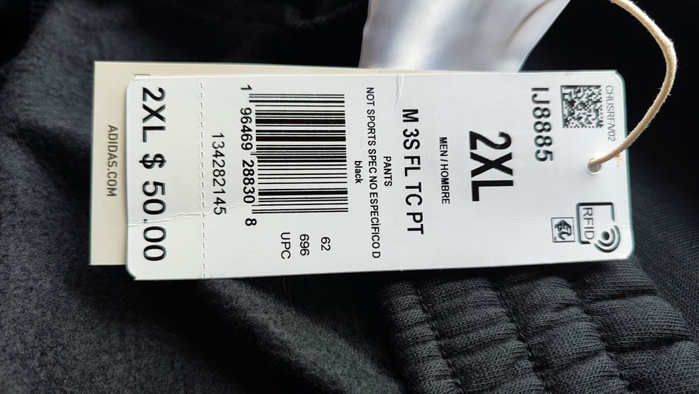 Теплі штани джогери на флісі  Adidas Essentials Fleece оригінал 56 58р