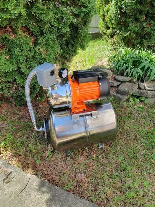 Насосна Станція 1,5 kW Нержавійка 24л (ТІЛЬКИ ДОСТАВКА ПОШТОЮ)