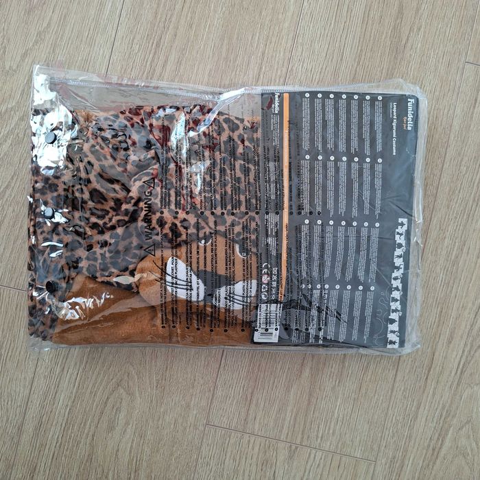 Fato Leopardo para criança. Tam. 7/9