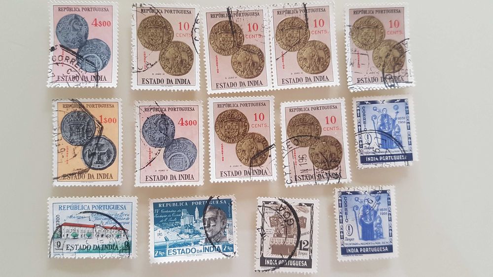 Selos da India Antigos e Raros