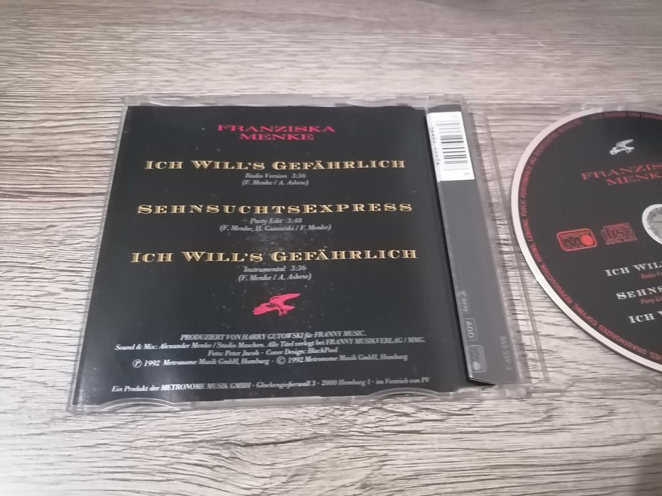 Franziska Menke – Ich Will's Gefährlich CD (791)