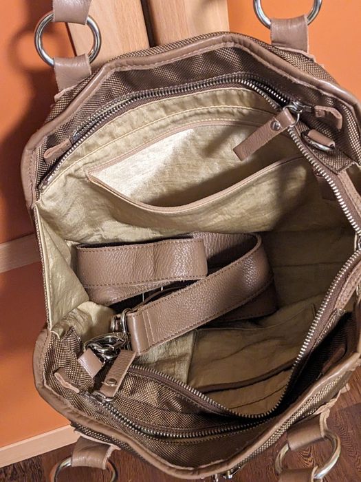 Damska torebka orginalna GGL. Ze skórą.Jak nowa