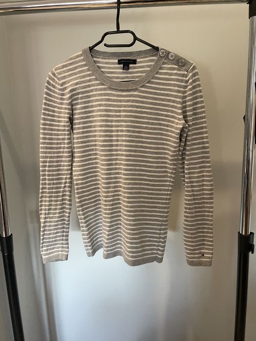 Sweter w paski Tommy Hilfiger S