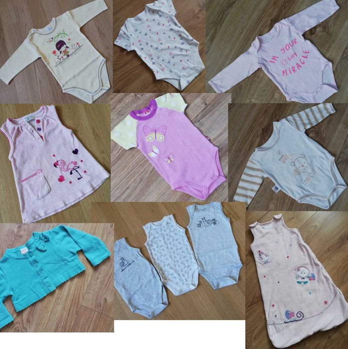 Ubranka dla dziewczynki ciuszki 62, 68, 74, 80, 92, 98, 104, 110, 116,