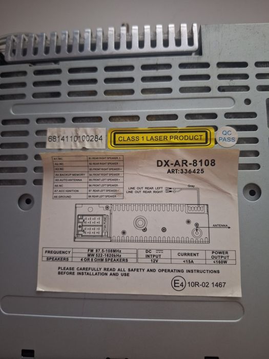 Radio DX-AR-8108