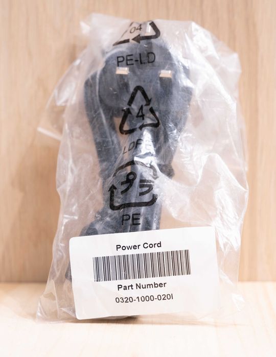 Kabel zasilający do komputera, monitora, UPSa, wtyczka UK, 1,5 metra