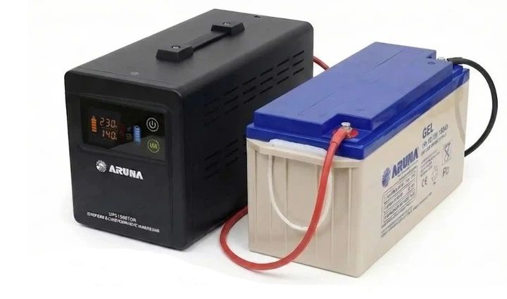 1кВт дбж Джерело безперебійного живлення ARUNA безперебійник інвертор