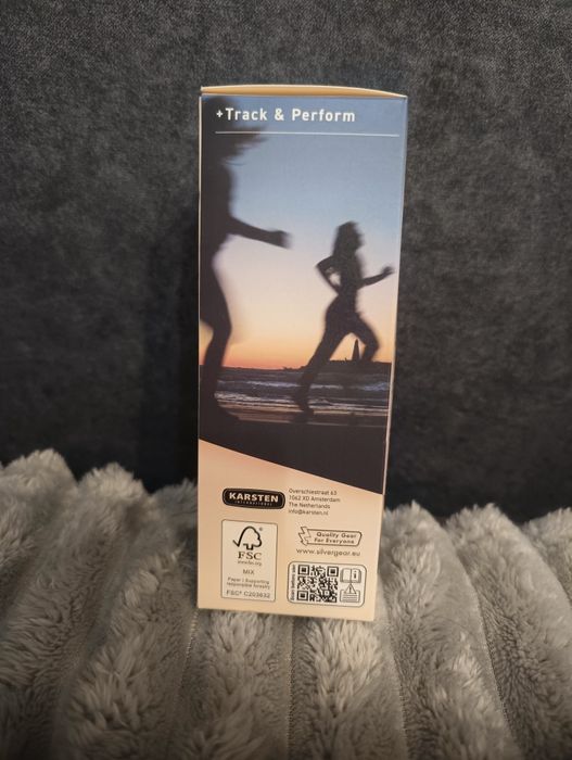 Zegarek sportowy smartband SilverGear activity tracker różowy