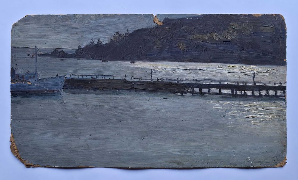 Власов В. Д.  (1923–2003) «Осеннее море»  1963 г.