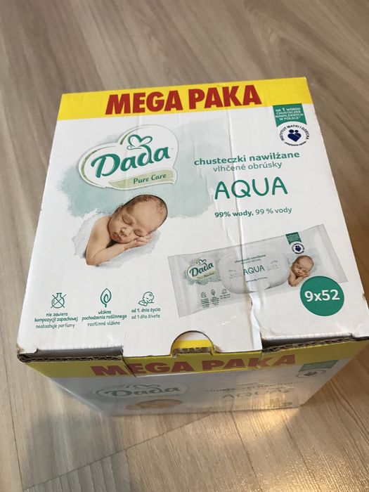 Aqua chusteczki nawilżane 9pak.Szybka wysyłka!