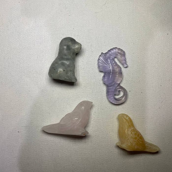 Рожевий кварц і інші мінерали