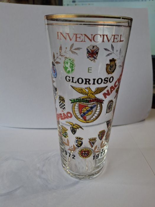 Copo benfica SLB vintage campeão nacional.72 73 invencivel