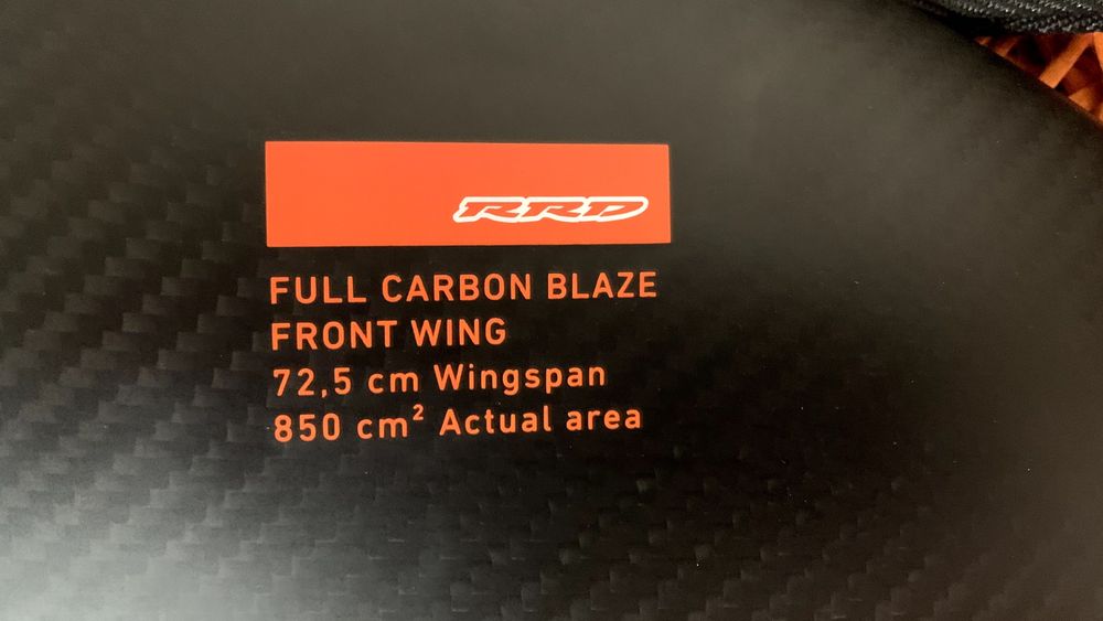 RRD BLAZE front wing foil 850