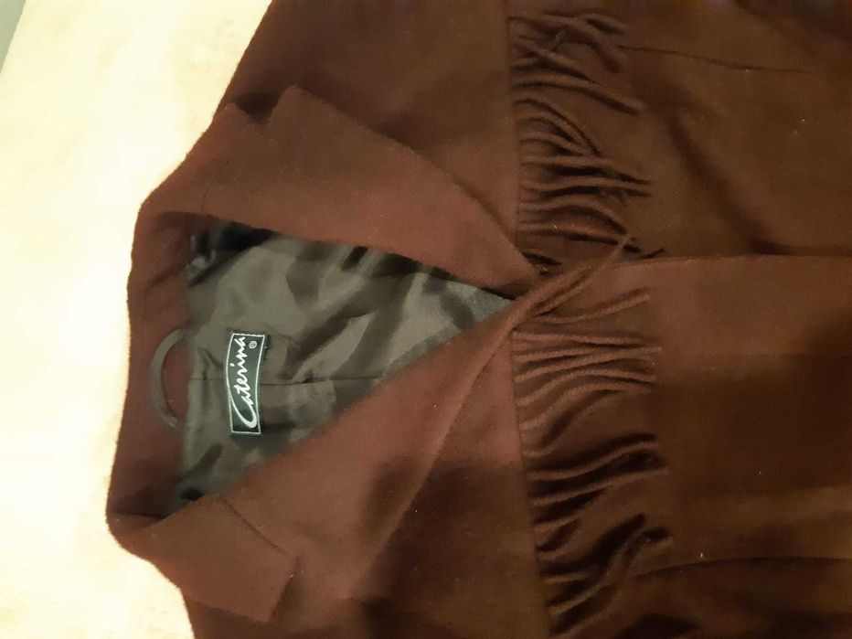 Marynarka brązowa frendzle 36