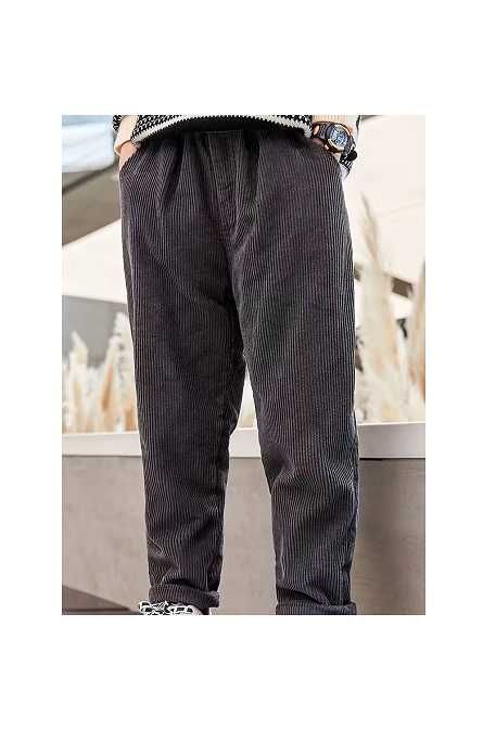 Теплые утепленные вельветовые штаны на мальчика 10-12 лет