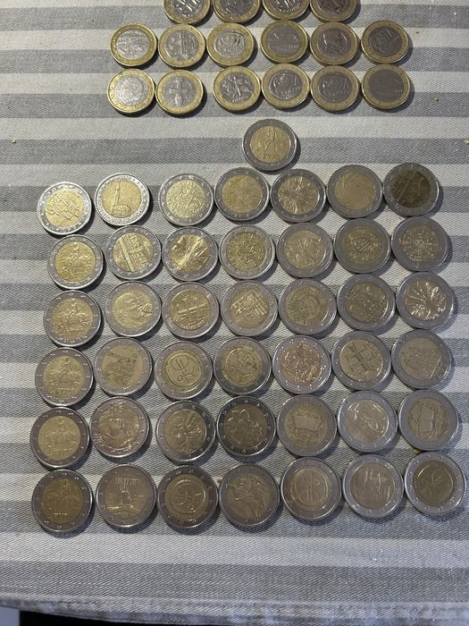 Moedas raras e comemorativas