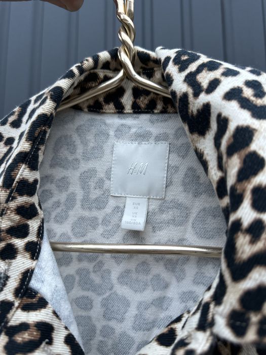 Жіноча рубашка H&M, леопардова, майже нова