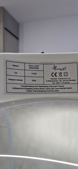 Lupa lampa kosmetyczna LED powiększająca Cosnet